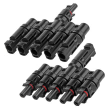 Solar Panel Connector 1 To 5 branch Waterproof Cable Connectors - 1 pair