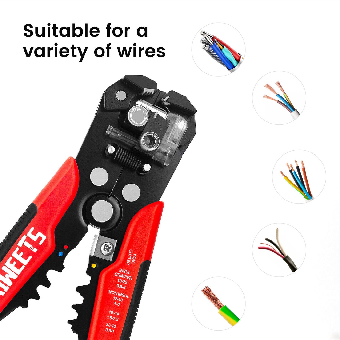 Self Adjusting Wire Stripper Cable Stripper