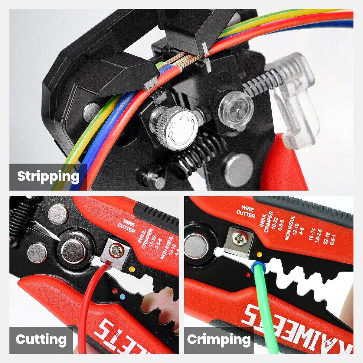 Self Adjusting Wire Stripper Cable Stripper