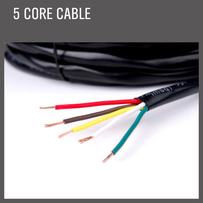 5 Core Trailer Cable 30 meter roll