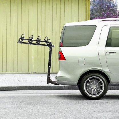 4-Bike Carrier Reciever Hitch Mount Swing Down