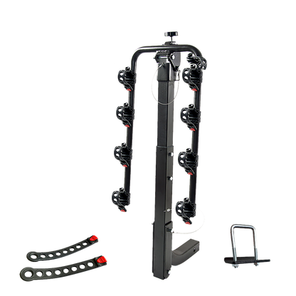 4-Bike Carrier Reciever Hitch Mount Swing Down