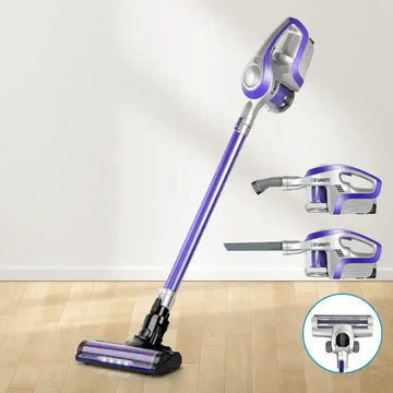 Cordless 150w Handstick Vacuum Cleaner Purple and Grey