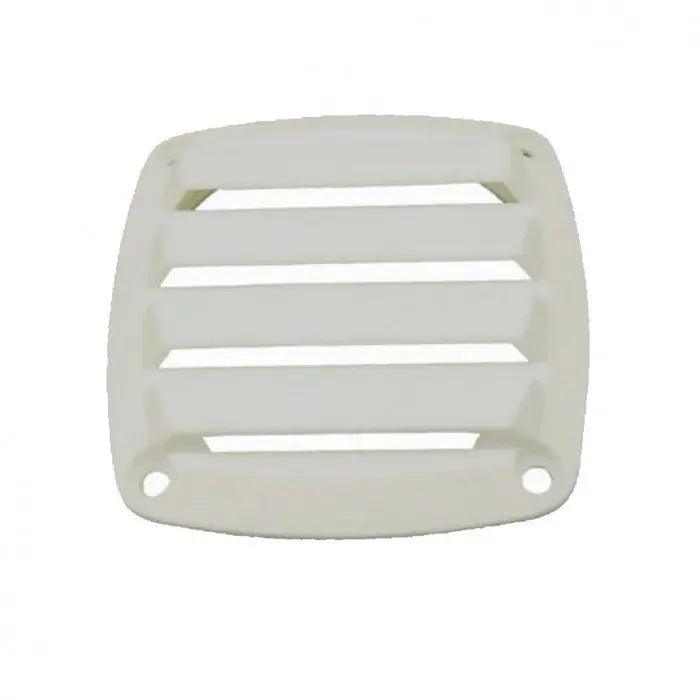 White Plastic Louvre Vent 90x90mm Vent for Caravan or RV - Everything Caravans