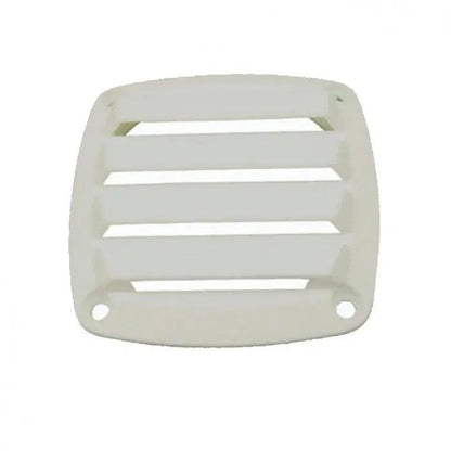 White Plastic Louvre Vent 90x90mm Vent for Caravan or RV - Everything Caravans
