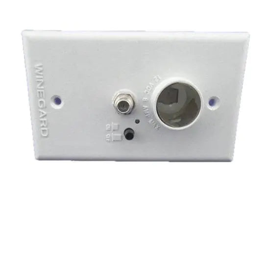 Winegard White 12v Socket Wall Plate and amplifier Winegard