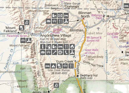 Hema Flinders Ranges Map