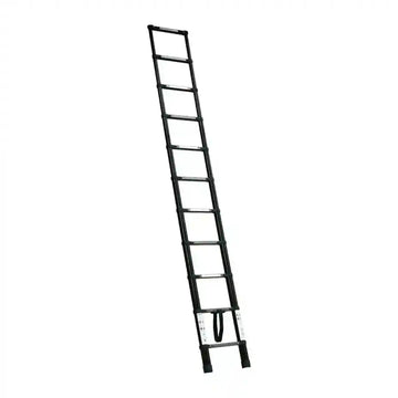 Black 3.2m Portable Telescopic Ladder with Carry Bag