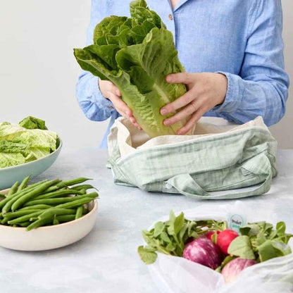 Produce Pod - Reusable Veggie Bag for Fridge - Gum Leaf