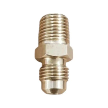Brass Gas Fitting 01-711 5/16 Flare Union to 1/4 Taper Thread Gas