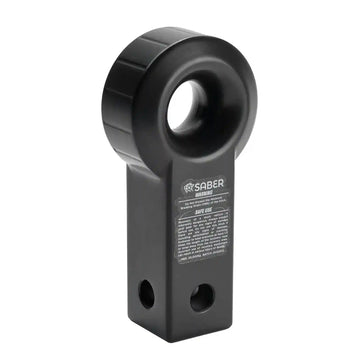 Saber Aluminium Rope Friendly Recovery Hitch - Cerakote Black
