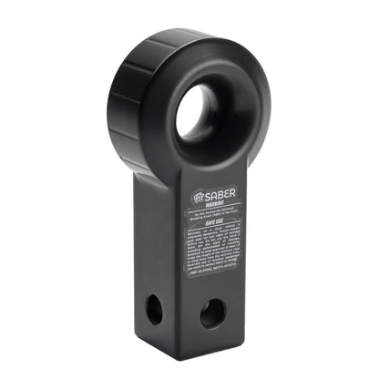 Saber Aluminium Rope Friendly Recovery Hitch - Cerakote Black