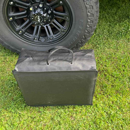 Caravan Camping Mat and Pegs Classic Grey White 1.8m x 2.74m - with Free PEG Set
