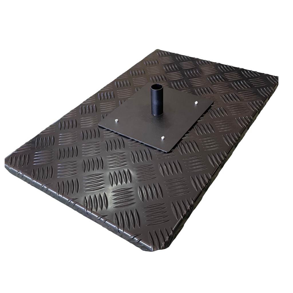 BBQARM 700mm x 500mm Large Black Powdercoat Tray Only