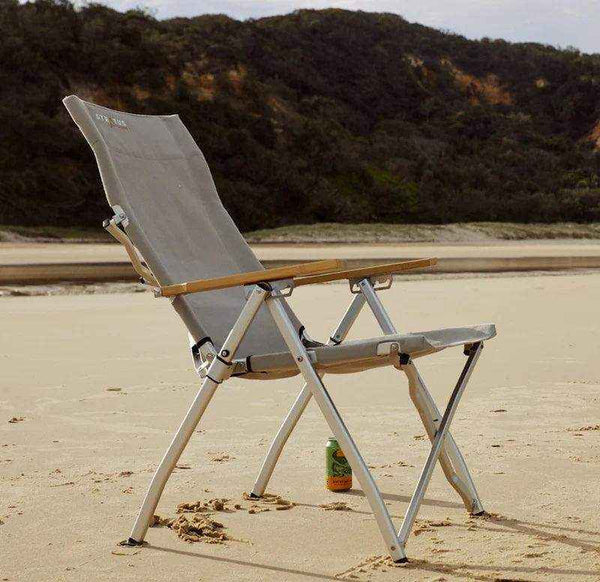 Stratus Outdoor ALL-DAY Reclining Camp Chair - Stone - Everything Caravans