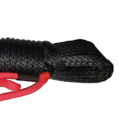SaberPro 20m Black Winch Extension Rope 9,500KG winch extension rope