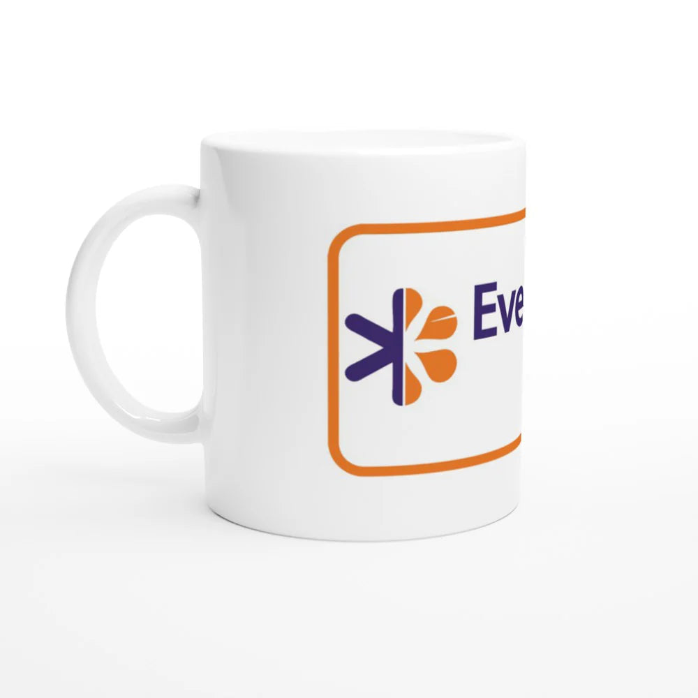 White 11Oz Ceramic Mug with Everything Caravans Logo White 11oz Ceramic Mug