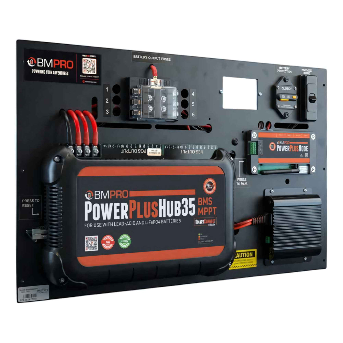 BMPRO PowerPlus35 Caravan Smart Power Management System Board 7 inch Screen