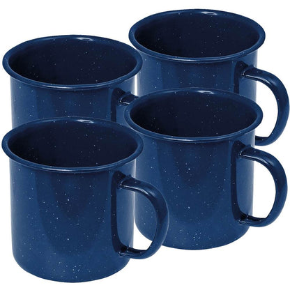 Campfire 12 Piece Enamel Dinner Set Navy Blue