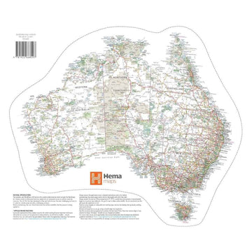 Hema Map of Australia Sticker - Large