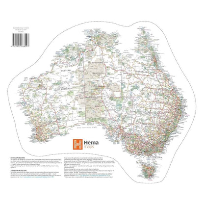 Hema Map of Australia Sticker - Large
