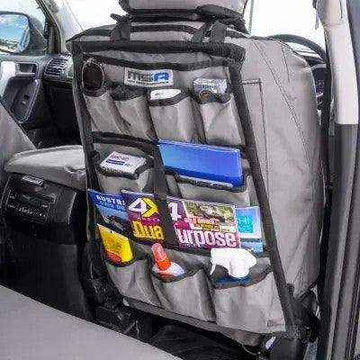 MSA 4x4 Seat Organiser – Heavy-Duty Canvas Car Storage - Everything Caravans