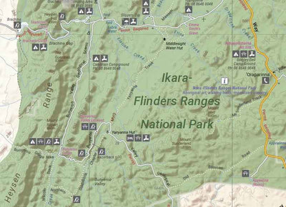 Hema Flinders Ranges Map