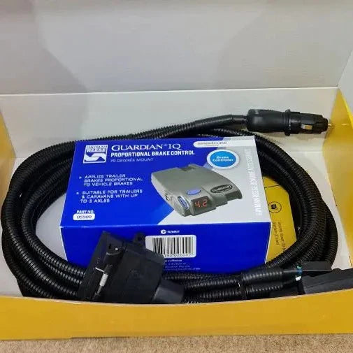 Portable Electric Brake Controller and Harness 7 Pin Connectors