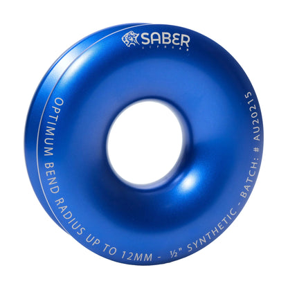 Saber Ezy-Glide 12,500 WLL Recovery Ring and Bag - Blue