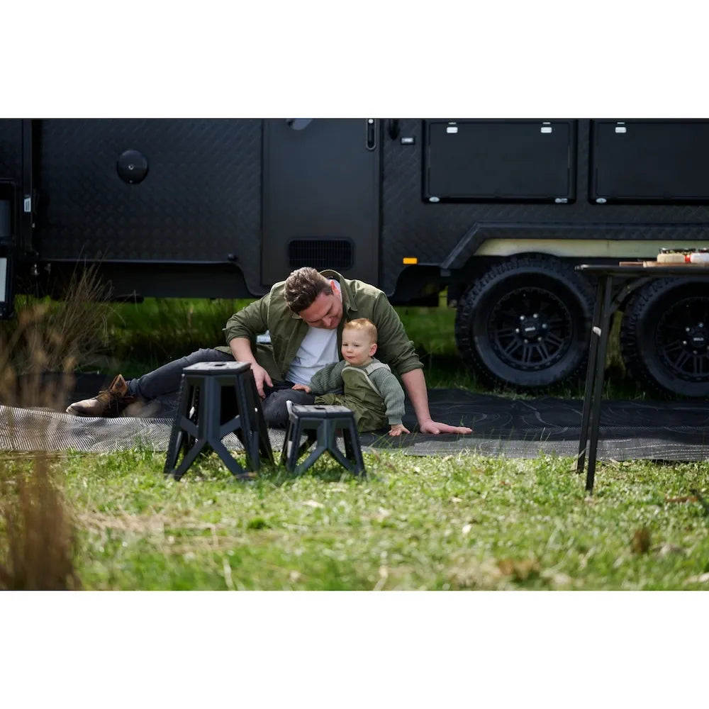 Tiegear Terra Mat and Pegs 3mx2.4m Caravan Annex Mat - with Free PEG Set