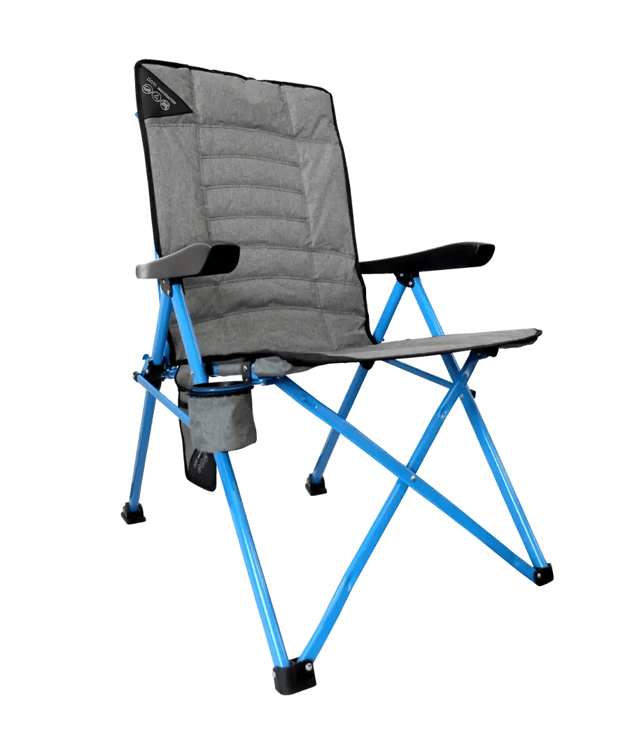 Navigator Gear the Somewhere Layback Chair Adults 150Kg Blue Grey - Everything Caravans
