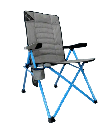 Navigator Gear the Somewhere Layback Chair Adults 150Kg Blue Grey - Everything Caravans