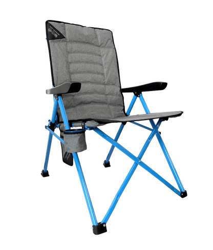 Navigator Gear the Somewhere Layback Chair Adults 150Kg Blue Grey - Everything Caravans