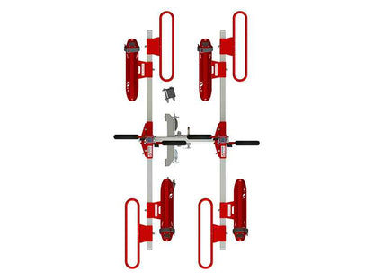 Gripsport Tilting Caravan Rack for 4 Bike - needs mounting kit
