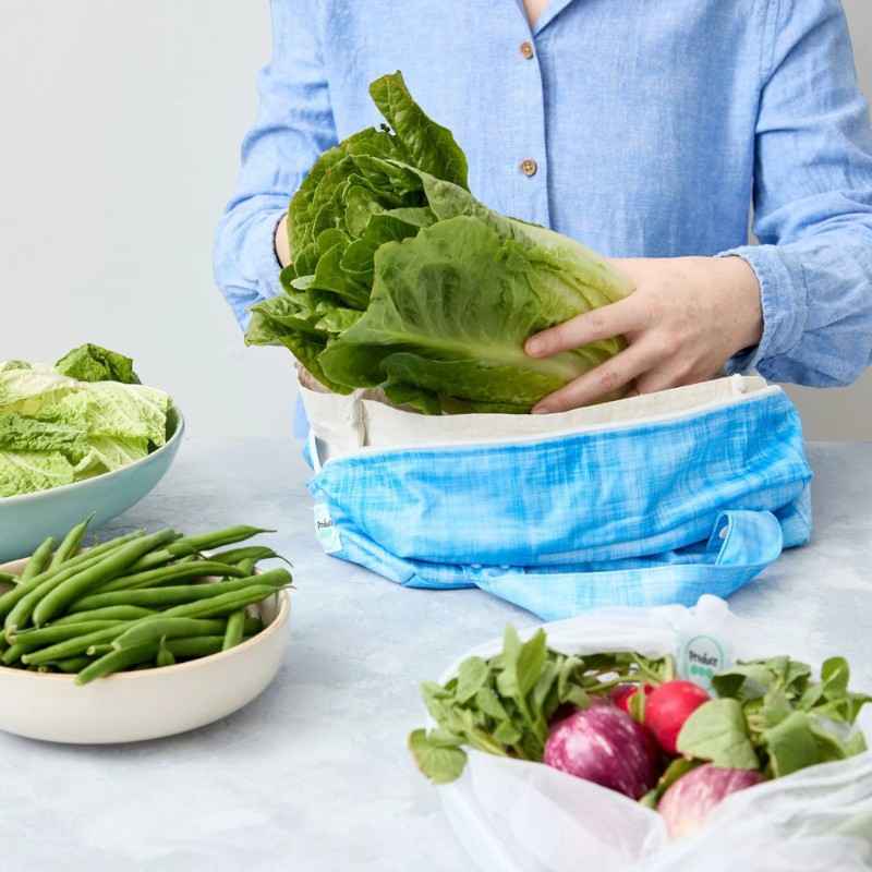 Produce Pod - Reusable Veggie Bag for Fridge - Blueberry