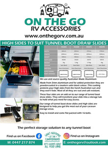 265mm Wide High Sides x 1000mm long - Everything Caravans