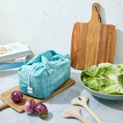Produce Pod - Reusable Veggie Bag for Fridge - Ocean