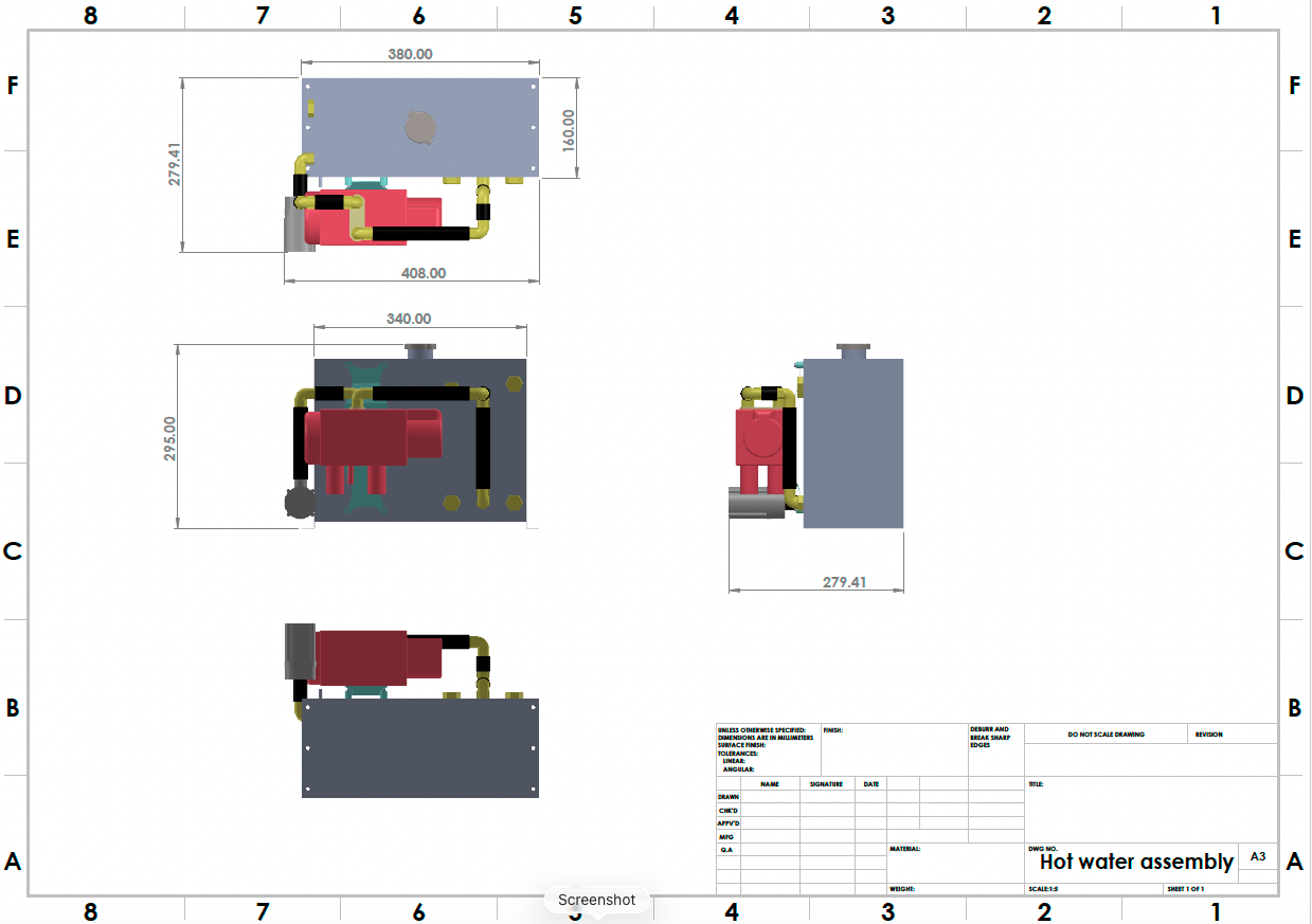 ECP Hydronic Tank 15litre HotBox