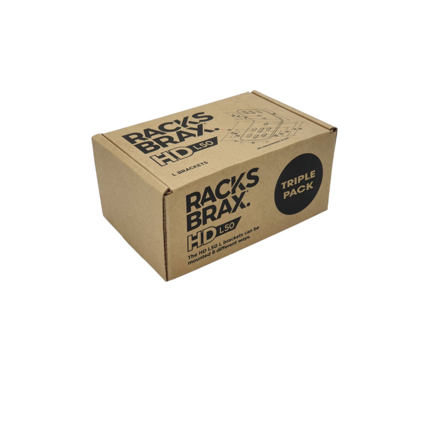 RacksBrax HD L50 L Bracket - Triple