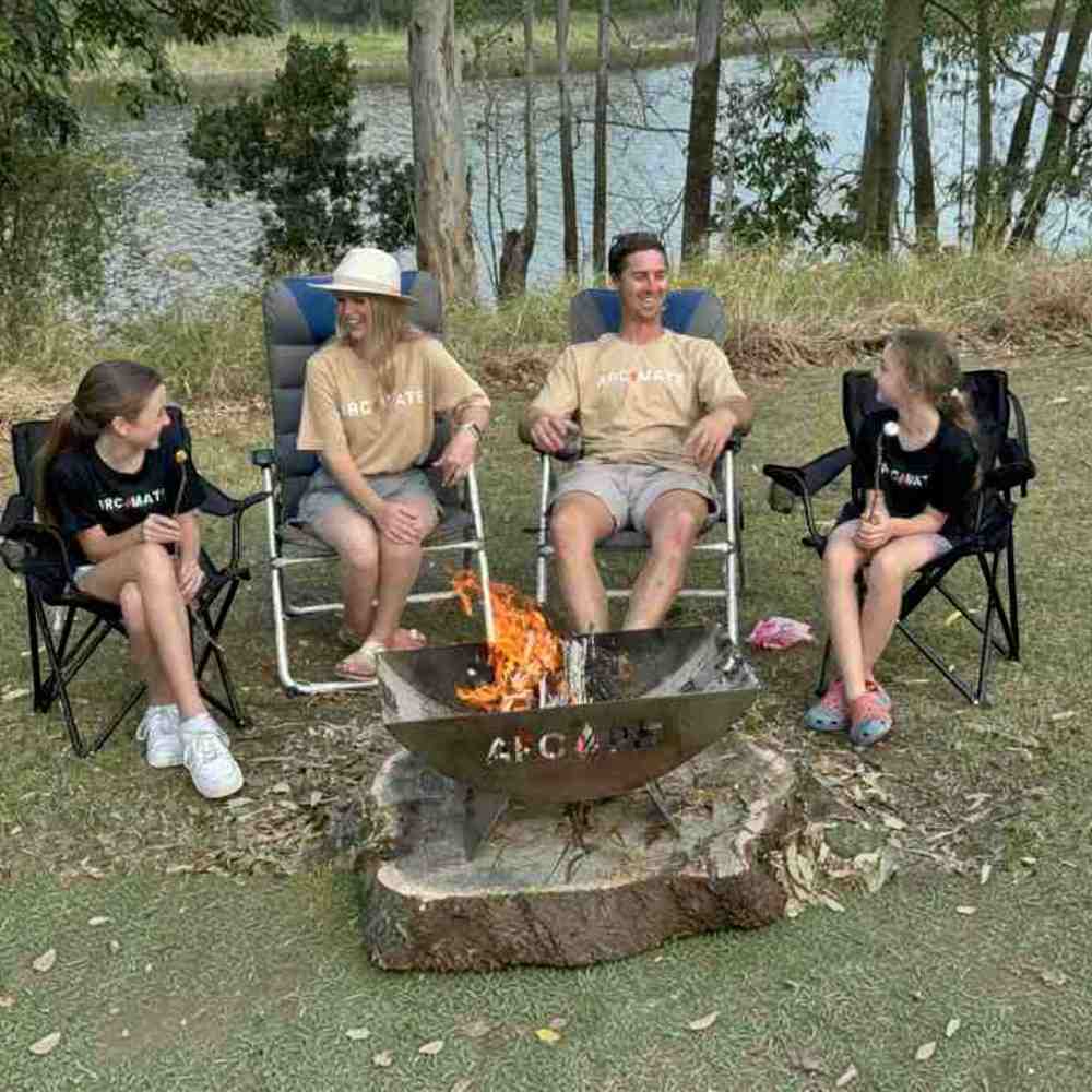 ArcMate ArcPit XL 2-in-1 portable fire pit and outdoor BBQ - Large Size