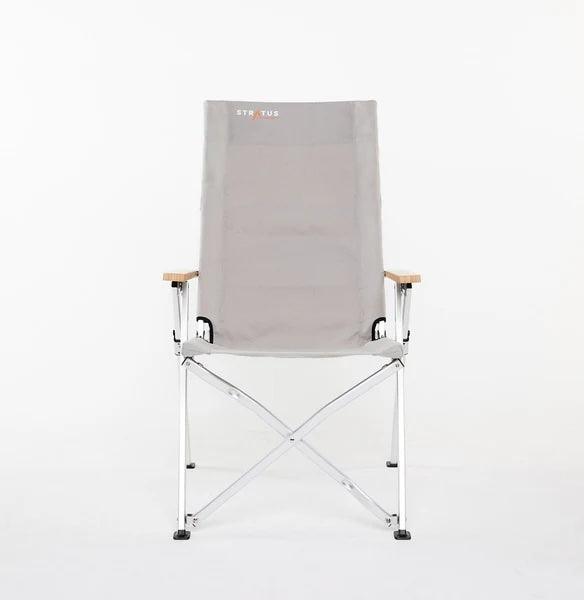 Stratus Outdoor ALL-DAY Reclining Camp Chair - Stone - Everything Caravans