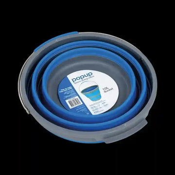 Popup Bucket 10L Blue
