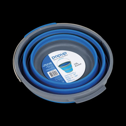 Popup Bucket 10L Blue