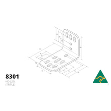 RacksBrax HD L50 L Bracket - Triple
