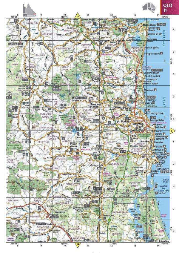 Hema Australia Road and 4WD Easy Read Atlas - 292 x 397mm - Everything Caravans