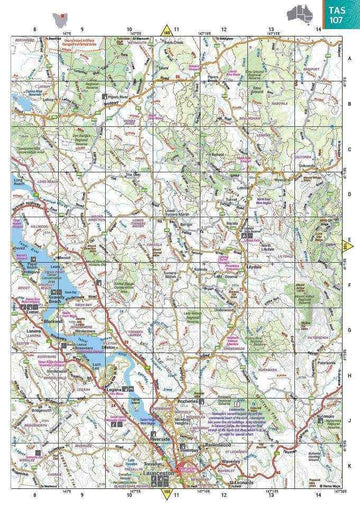 Hema Australia Road and 4WD Handy Map - 185 x 248mm - Everything Caravans