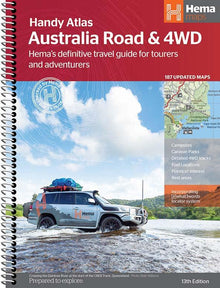 Hema Australia Road and 4WD Handy Map - 185 x 248mm - Everything Caravans