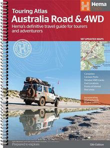 Hema Australia Road and 4WD Touring Atlas - 215 x 297mm - Everything Caravans