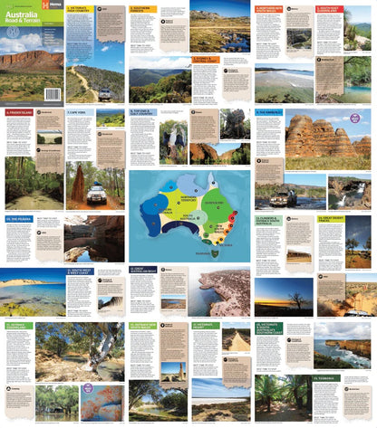 Hema Australia Road and Terrain Map - Everything Caravans