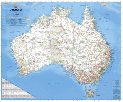 Hema Australia Wall Map - Everything Caravans